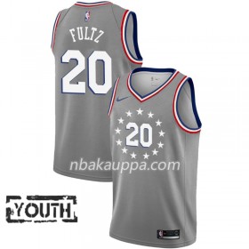 Philadelphia 76ers Markelle Fultz 20 2018-19 Nike City Edition Harmaa Pelipaidat Swingman - Lasten